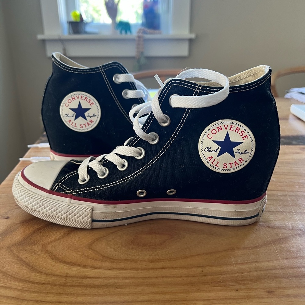 Converse Black and White High-Top Sneakers